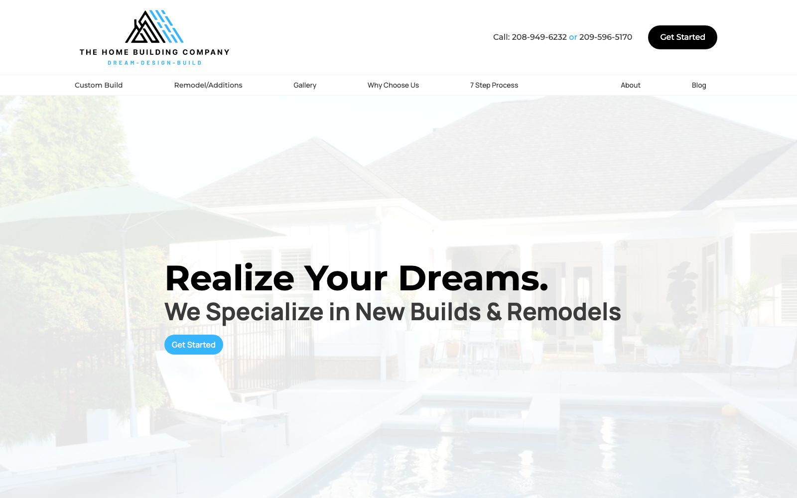 The current thbcidaho.com homepage