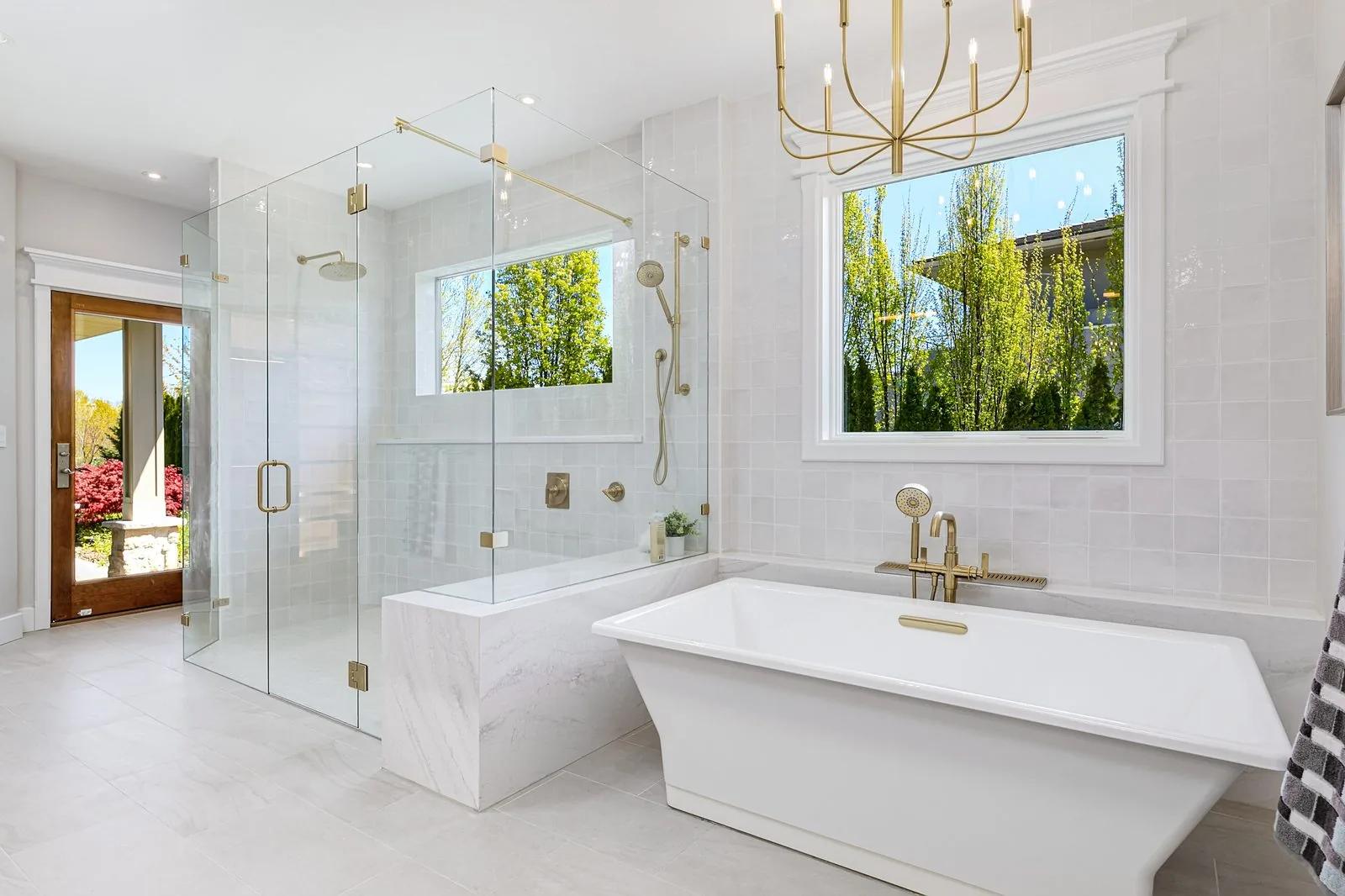 Remodeled primary bathroom
